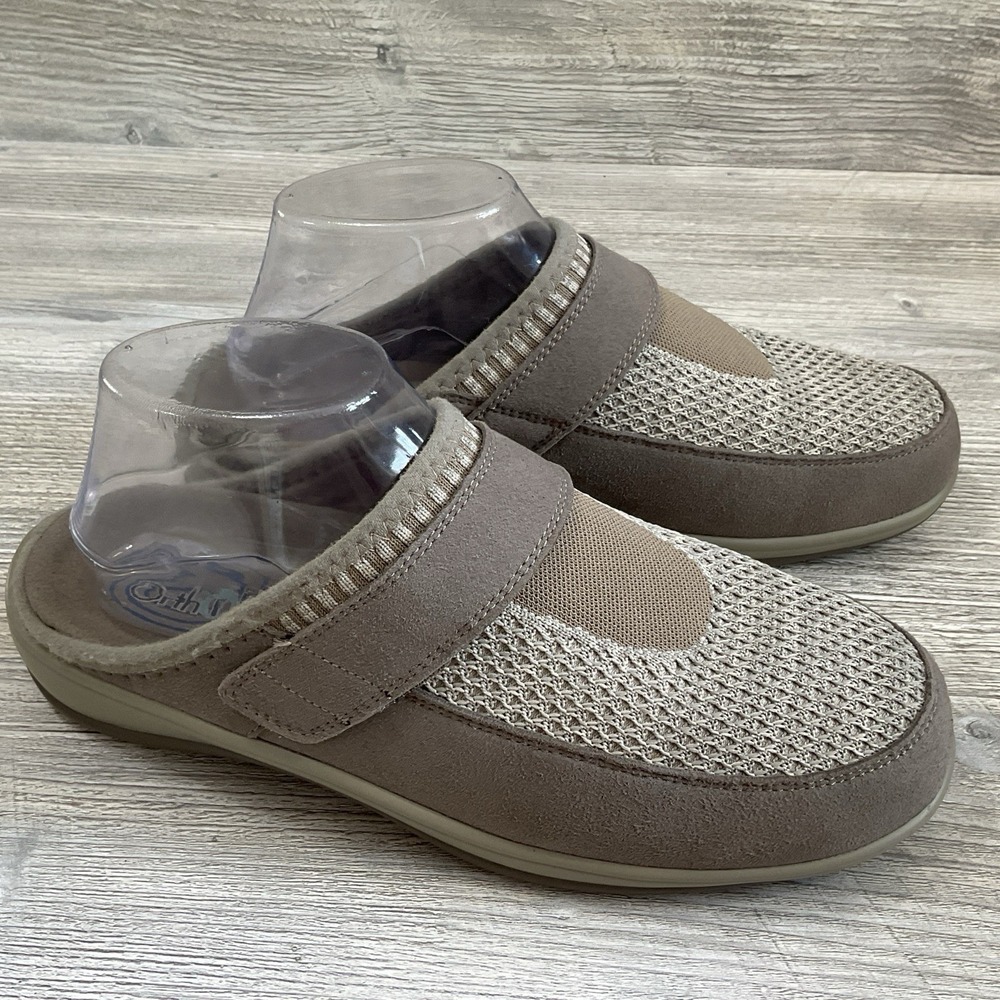 Orthofeet 732 Shoes Womens Mules Size 8 D Slip On Comfort Orthopedic Walking
